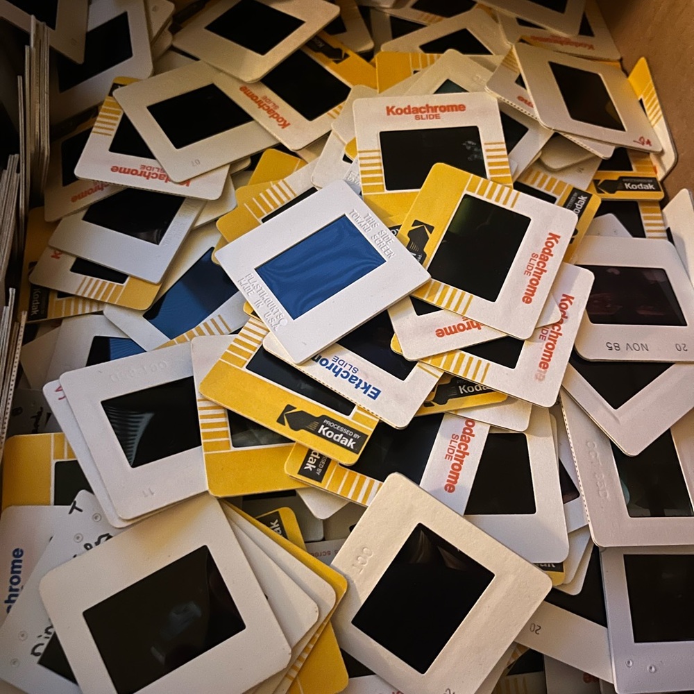 Vintage Kodak slides from the 80s - 2000s